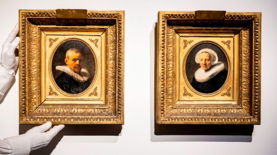 Две неизвестных картины Рембрандта случайно обнаружили спустя 200 лет